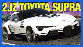 GTA 5 Online : 2JZ Toyota Supra Customization!! (GTA Online Tuners)