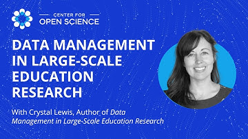 Data Management in Large-Scale Education Research