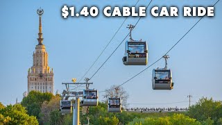 : Sparrow Hills Cable Car Ride: Moscows Cheapest Tourist Attraction