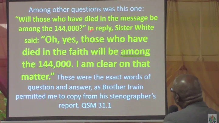 144,000 : 4 Literal Or Prophetic Number? - Elder R...