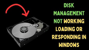 How to Fix Disk Management Not Working, Loading or Responding in Windows 11