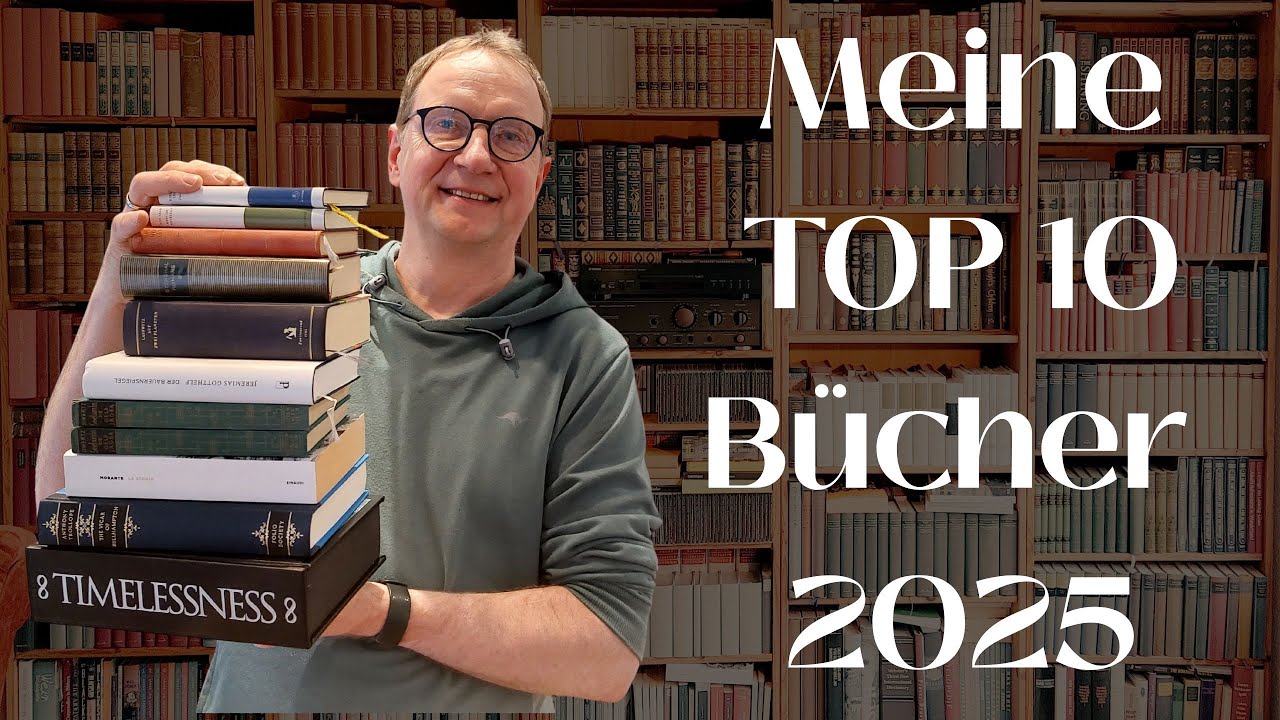 Die besten Bücher 2025 - Meine TOP 10 Leseempfehlungen - Klassiker, Science-Fiction, Slipstream