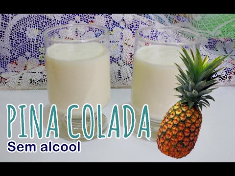 Receita de minuto: PINA COLADA s/ alcool