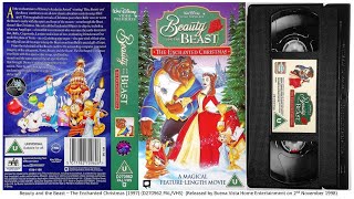 Beauty And The Beast  The Enchanted Christmas 1997  2nd November 1998  Uk Vhs