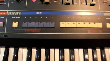 Roland Jupiter-6 patch load procedure
