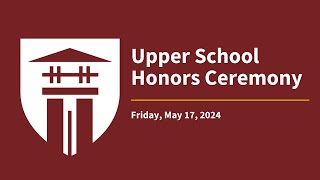 The Walker School Upper School Honors Ceremony
