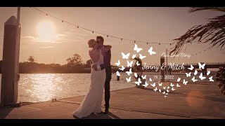 Jenny & Mitch's Outdoor Wedding at Sandstone Point: A Love Story Captured by She Said Yes!