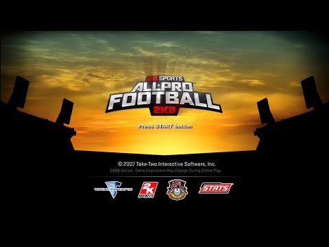 All-Pro Football 2K8 -- Gameplay (PS3)