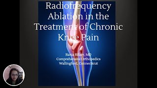 Radiofrequency Ablation in the treatment of chronic knee pain with Dr. Rifaey