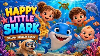 Happy Little Shark Original Nursery Rhyme For Kids Tiny Smiles Tv