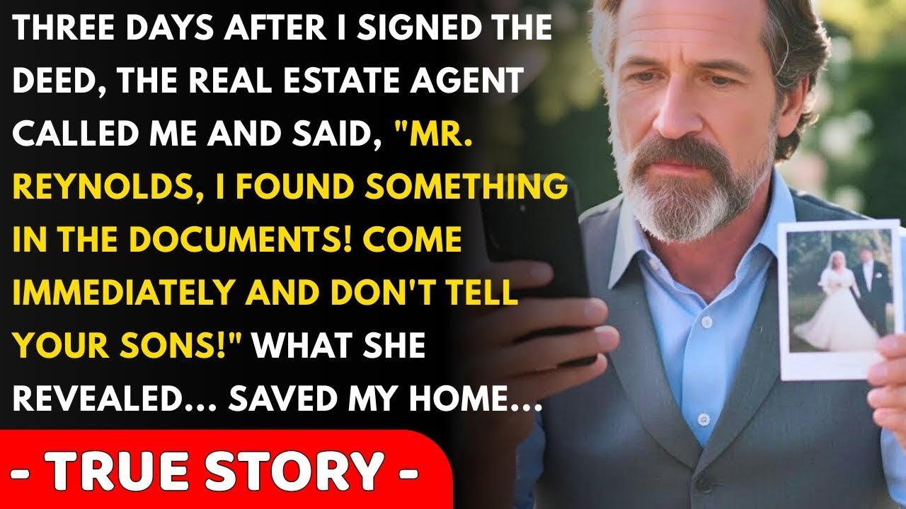 Three Days After I Signed Over My House, the Real Estate Agent Called With a Disturbing Discovery