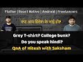Hitesh Choudhary's QnA with Saksham in Hindi