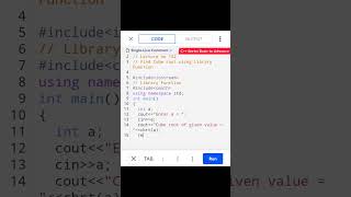 Learn C++|Lecture no 102|&quot;Cube root using Library Function&quot; #Coding C++ #Programming #C++