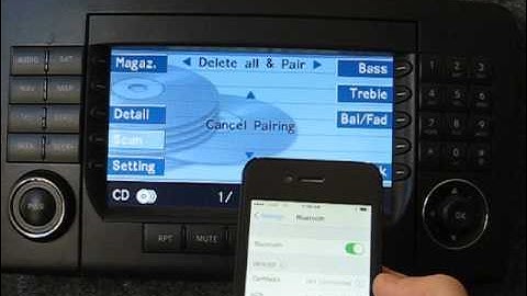Pairing Phone with mCAR for Mercedes Benz