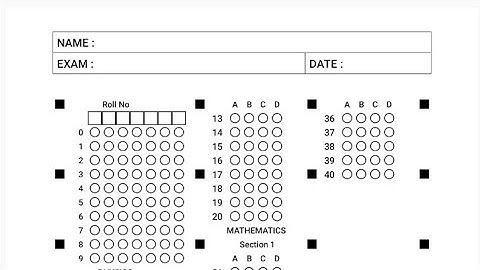 how to scan omr with mobile phone/omr scan