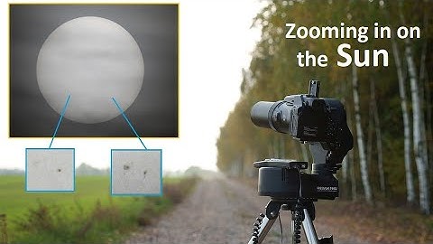 2 days before a Solar Eclipse 2022 - Zooming in on the Sun. Nikon P1000 - a camera like a telescope!