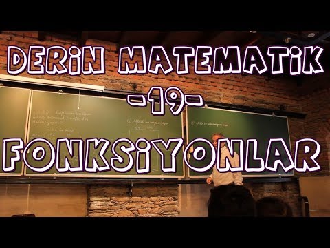 Ali Nesin-Derin Matematik-19- (Fonksiyonlar 1: Tanım, Birebir, Örten Fonksiyonlar)