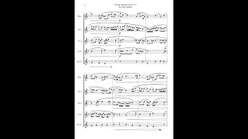 Max Reger - Chorale Prelude Op.67 N.3 for Flute Quintet - Sheet Music