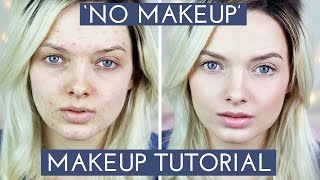 Acne Coverage // 'No Makeup' Makeup Tutorial // MyPaleSkin screenshot 1