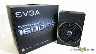 EVGA SuperNova 1600 P2 80PLUS Platinum 1600 Watt PSU Overview and Benchmarks