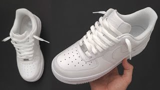 how to lace air force 1 low