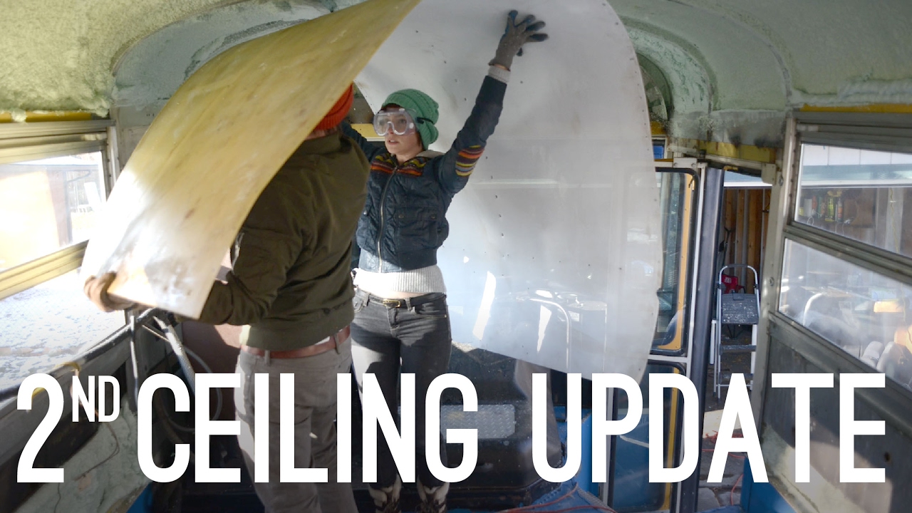 2nd Ceiling Update: Trimming Insulation and Our Failed Attempt at