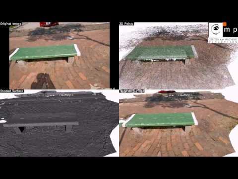 3D reconstruction with VisualSFM and CMPMVS