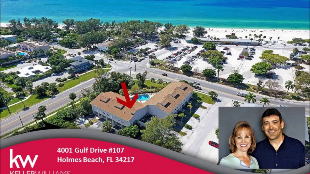 4001 Gulf Drive 107 Holmes Beach, FL For Sale Anna Maria Island