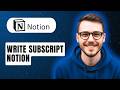 How To Write Subscript Notion [2026 Guide]