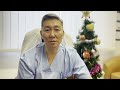 С наступающим Новым годом поздравляет зам  главного врача по хирургии ФЦВМТ Виктор Геннадьевич Цой