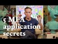 Insiders Secrets to a Killer MFA Application | Application How-to | Episode 88