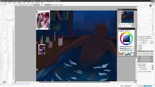 Midnight Bath Speedpaint