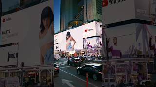 MAMA, WE MADE IT TO TIMES SQUARE!@YouTubeMusic #youtube