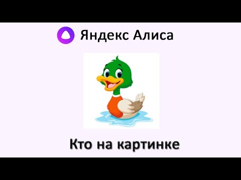 Игра "Кто на картинке" с Яндекс Алисой