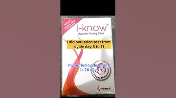 How i found my ovulation date? i-know ovulation kit | results😇#shorts #ovulation #viral