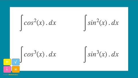 How to Integrate Powers of Sine and Cosine - Even and Odd Powers - video 1