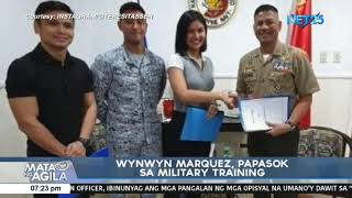 Wynwyn Marquez, Papasok Sa Military Training