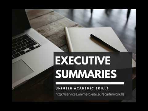 New Executive Summaries