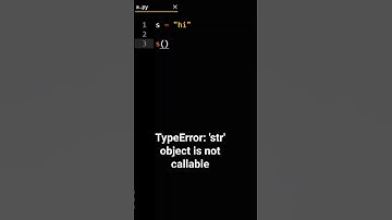 TypeError: 