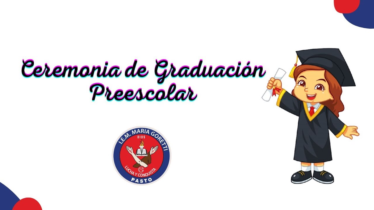 Momentos de la Ceremonia de Grado Preescolar 2022 - YouTube