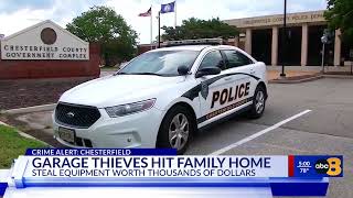 Two men caught on camera stealing thousands in items from Chesterfield home