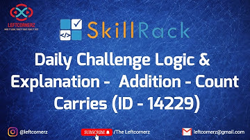 addition - count carries (28-08-2021) | skillrack daily challenge