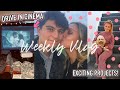 WEEKLY VLOG! A Very Exciting Project & A Drive In Cinema Date Night 🥳