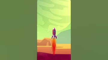 Rocket launch animation #Shorts #aftereffects #motiongraphics