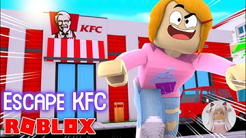 Escape KFC Obby! - Roblox Gameplay Walkthrough No Death Speedrun [4K]