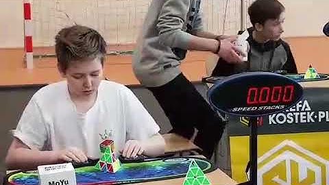 Tymon Kolasiński pyraminx WR single 1.20