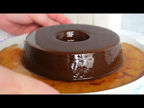 PUDIM DE CHOCOLATE PRONTO EM 30 MINUTOS - RECEITAS QUE AMO