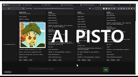 AI Pisto - chat with multiple AI models simultaneously!  | Chrome Extension