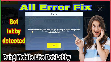 pubg lite bot lobby kaise lagaye || pubg lite bot lobby error fix || pubg lite bot lobby season 15