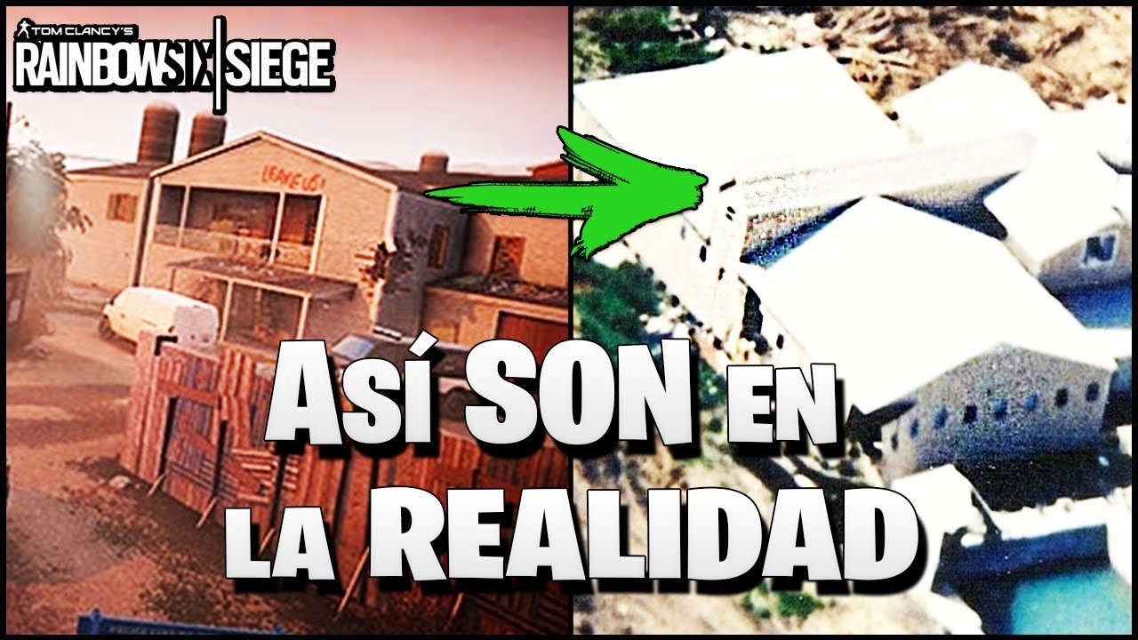 ASÍ SON los MAPAS DE R6 en la VIDA REAL | Caramelo Rainbow Six Siege Español